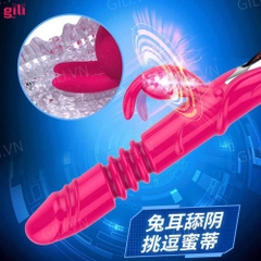 Dương vật giả Aifeiya Red Rabbit đa năng chính hãng