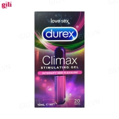 Gel bôi trơn tăng khoái cảm Durex Climax 10ml chính hãng