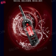 Gel bôi trơn hậu môn HDT Kiss đỏ ấm nóng 200ml chính hãng
