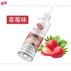 Gel bôi trơn gốc nước Kakou hương Dâu ngọt ngào 200ml chính hãng