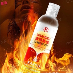 Gel bôi trơn gốc nước Kakou Warming 200ml tăng khoái cảm chính hãng