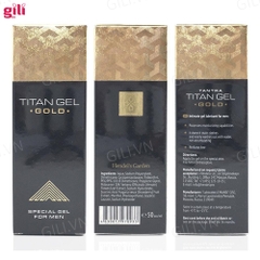 Gel bôi trơn massage Titan Vàng Special Gold for Men 50ml chính hãng