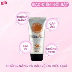 Kem chống nắng 3W Clinic Intensive UV Sunblock Cream 70ml chính hãng