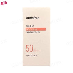 Kem chống nắng Innisfree Tone Up No Sebum SPF50+ 50ml chính hãng