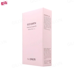 Kem chống nắng The Saem Eco Earth Pink Sun Cream Ex 50ml chính hãng