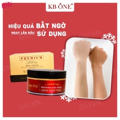 Kem Body KB One Sữa Tuyết Whitening Body Cream Premium 100gr chính hãng