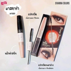 Mascara Sivanna Colors Two Step 6X Waterproof 9ml chính hãng