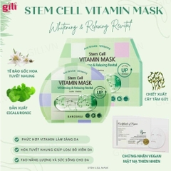 Mặt nạ Banobagi Stem Cell Whitening & Relaxing set 10 miếng chính hãng