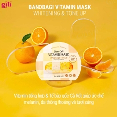 Mặt nạ Banobagi Stem Cell Whitening & Tone Up set 10 miếng chính hãng