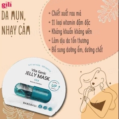 Mặt nạ Banobagi Genic Jelly Mask Cica Xanh set 10 miếng chính hãng