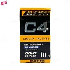 Nước ngửi Popper C4 vàng tăng kích thích chai 10ml chính hãng