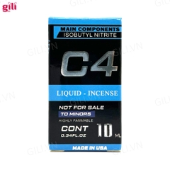Nước ngửi Popper C4 xanh tăng kích thích chai 10ml chính hãng
