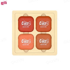 Set phấn má hồng Vuông Hasaya Girl Blusher 4 hộp chính hãng