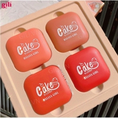 Set phấn má hồng Vuông Hasaya Girl Blusher 4 hộp chính hãng