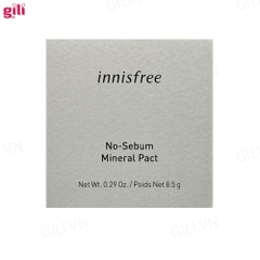 Phấn phủ dạng nén Innisfree No-Sebum Mineral Pact 8.5gr chính hãng
