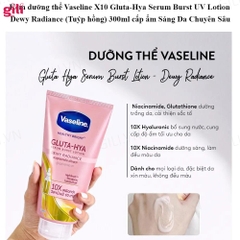 Dưỡng Thể Vaseline Healthy Bright Gluta-Hya Dewy Radiance Chính Hãng