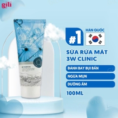 Sữa rửa mặt 3W Clinic Collagen Cleansing Foam 100ml chính hãng