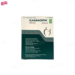 Tăng cường sinh lý nam Kamagra 100mg hộp 4 viên chính hãng