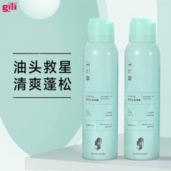 Dầu gội khô Luckyfine Washing Free Hair Spray Xanh 150ml chính hãng