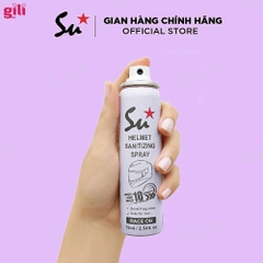 Xịt khử mùi nón bảo hiểm Su Star Race On 75ml chính hãng