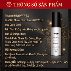 Xịt chống xuất tinh sớm DryWell Shibui D-10 30ml