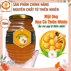 750ml Mật Ong Hoa Cỏ Hũ Thủy Tinh