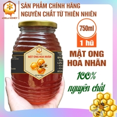 750ml Mật Ong Hoa Nhãn Hũ Thủy Tinh