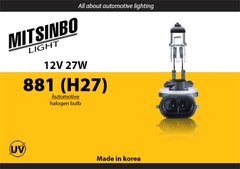 Bóng đèn Halogen 881 12V 27W(H27 chân cong) MITSINBO