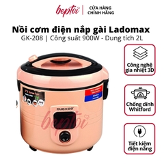 Nồi cơm điện nắp gài công suất 900W 2 Lít, nồi cơm điện cao cấp lòng niêu GUDKDD GK-208