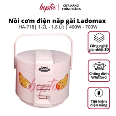 Nồi cơm điện nắp gài Ladomax HA-718 1.8 Lít