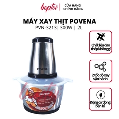 Máy xay thịt cối inox 2L Povena PVN-3213