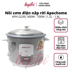 Nồi cơm điện nắp rời Apechome APH-222R 1.8 Lít - Hàng Chính Hãng