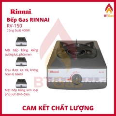 Bếp Gas Rinnai / Bếp Ga Đơn RV-150 / Tiết Kiệm Ga - Hàng Chính Hãng