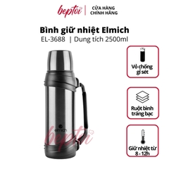 Bình giữ nhiệt Elmich EL3688 Inox 304 2500ml