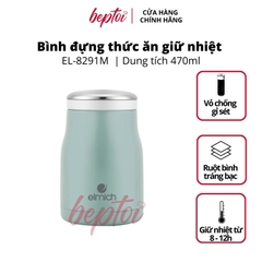 Bình giữ nhiệt đựng thức ăn Elmich EL8291 Inox 304 470ml