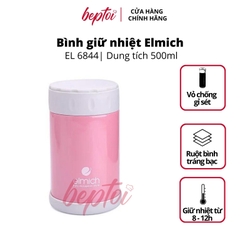 Bình giữ nhiệt đựng thức ăn Elmich EL6844 Inox 304 500ml