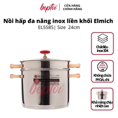 Nồi bếp từ hấp ELMICH Inox 304 Red Velvet 24cm