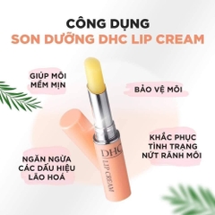 Son dưỡng không màu DHC Lip Cream 1,5g