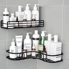 Kệ Nhà Tắm Dán Tường Bằng Kim Loại, Kệ Gia Vị Nhà Bếp Đựng Đồ Trang Trí Decor Phòng Khách A2751