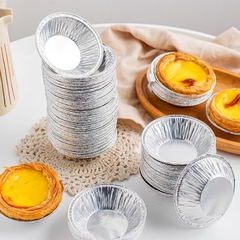 Set 100 Chén Giấy Bạc Lót Khuôn Nướng Bánh B206