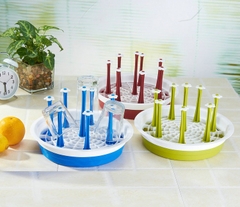 Khay Úp Ly Cốc Việt Nhật 8 Hoa , Giá Úp Bình Sữa, Úp Bình Nước Đa năng (6219) A4652