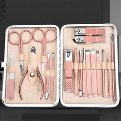 Bộ Dụng Cụ Cắt Tỉa Móng 18 Chi Tiết Đa Năng, Bộ Làm Nail Kèm Hộp  Nhỏ Gọn Siêu Đẹp Sang Chảnh A4831
