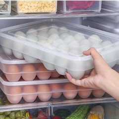Hộp Đựng Trứng 24 Quả Có Nắp Đậy Nhựa Việt Nhật Khay Bảo Quản Trứng A1371