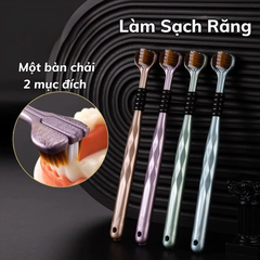 Hộp 4 Bàn Chải Đánh Răng 3 Chiều Chải 3 Mặt, Bàn Chải Lông Mềm Đánh Bay Mọi Mảng Bám A5061