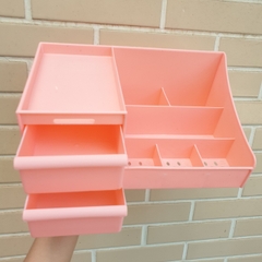 [Loại To- Có Hộp] Kệ Đựng Mỹ Phẩm 3 Tầng 2 Ngăn Kéo [Loại To- Có Hộp] A0661