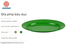 Đĩa Bầu Dục Lòng Sâu Việt Nhật (1209-4) Đĩa Đựng thức Ăn A2943