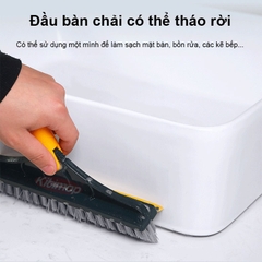 Cây Chà Sàn Nhà Tắm Đa Năng 2 Trong 1, Chổi Cọ Sàn Và Gạt Nước A5322