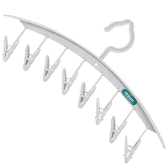 Thanh Móc 8 Kẹp Nhựa Hokori Móc Kẹp Phơi Đồ Chống Gió Thổi Bay Phơi Tất Vớ, Đồ Lót, Quần Áo Trẻ Em A3712