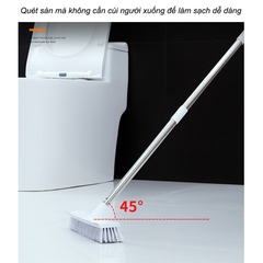 Cây Chà Sàn 2 Đầu Cọ Chà Sàn Nhà Tắm- Mã Mới A0813