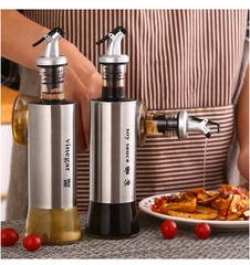Chai đựng rót gia vị dầu ăn nước mắm thủy tinh 300ML bình kiểm soát lượng dầu, lọ đựng gia vị tiện lợi khi nấu ăn L1111